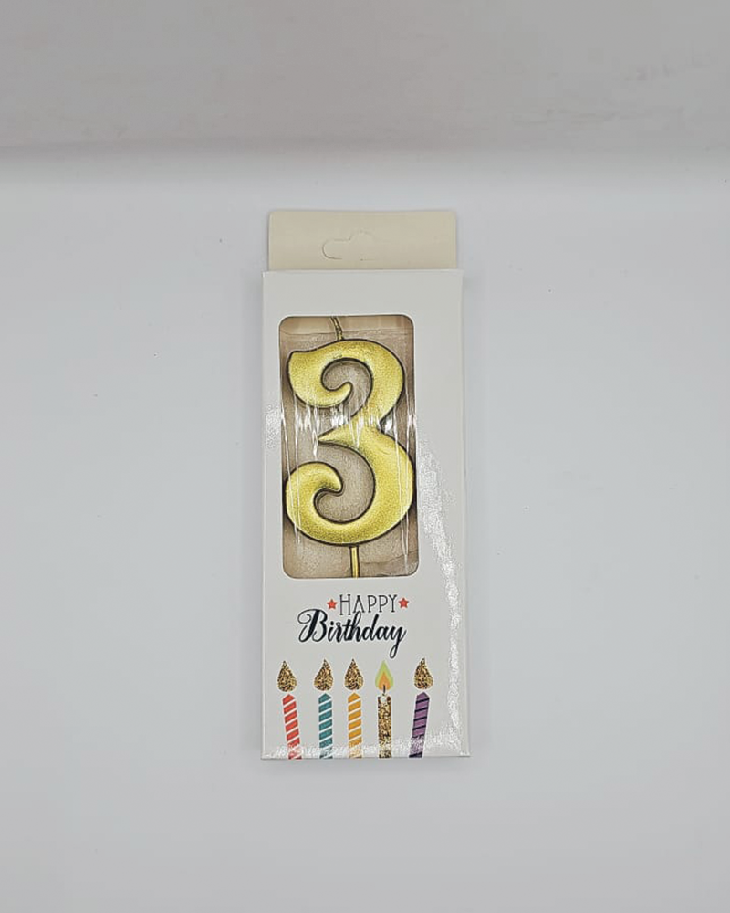 Premium Numbered Candle