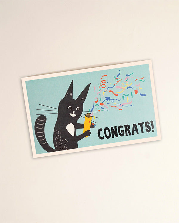'Congrats' Personalised Card